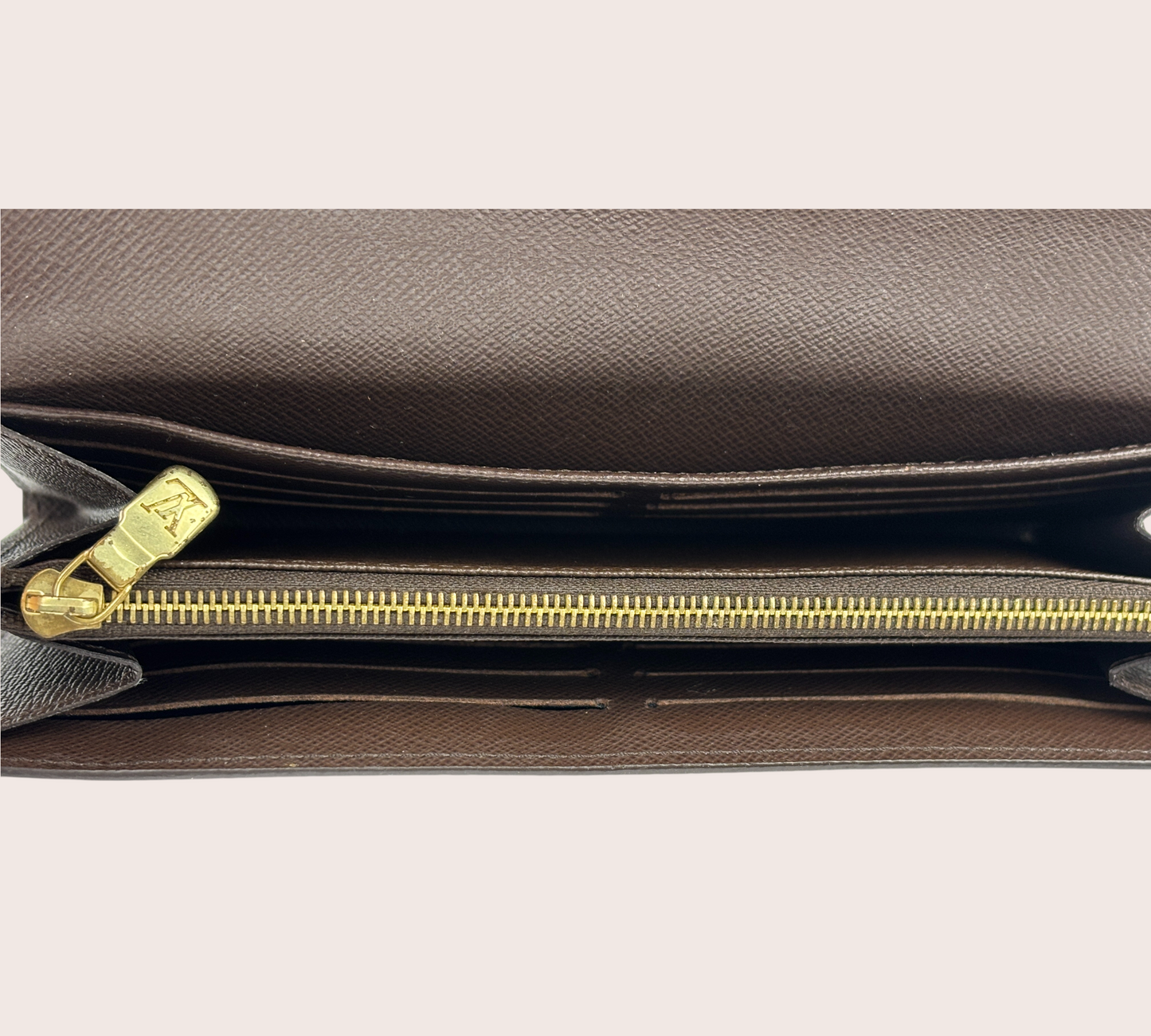 Louis Vuitton Sarah Wallet Vintage – Damier Ebene Canvas (Full Set)