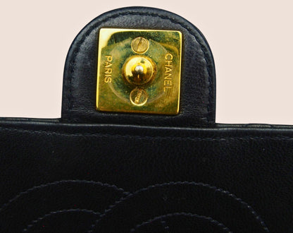 Innenraum einer Chanel Vintage Single Flap