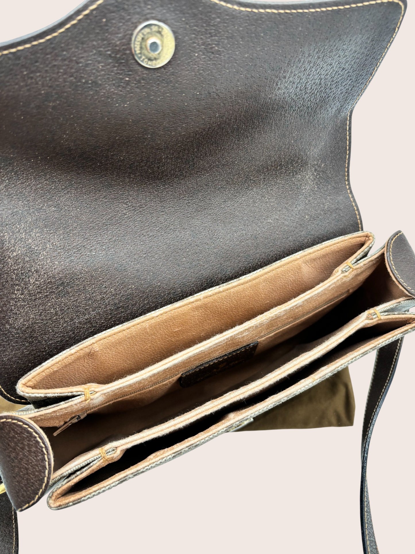 Gucci Supreme Web Sherry Crossbody Bag – Vintage 1970er Jahre