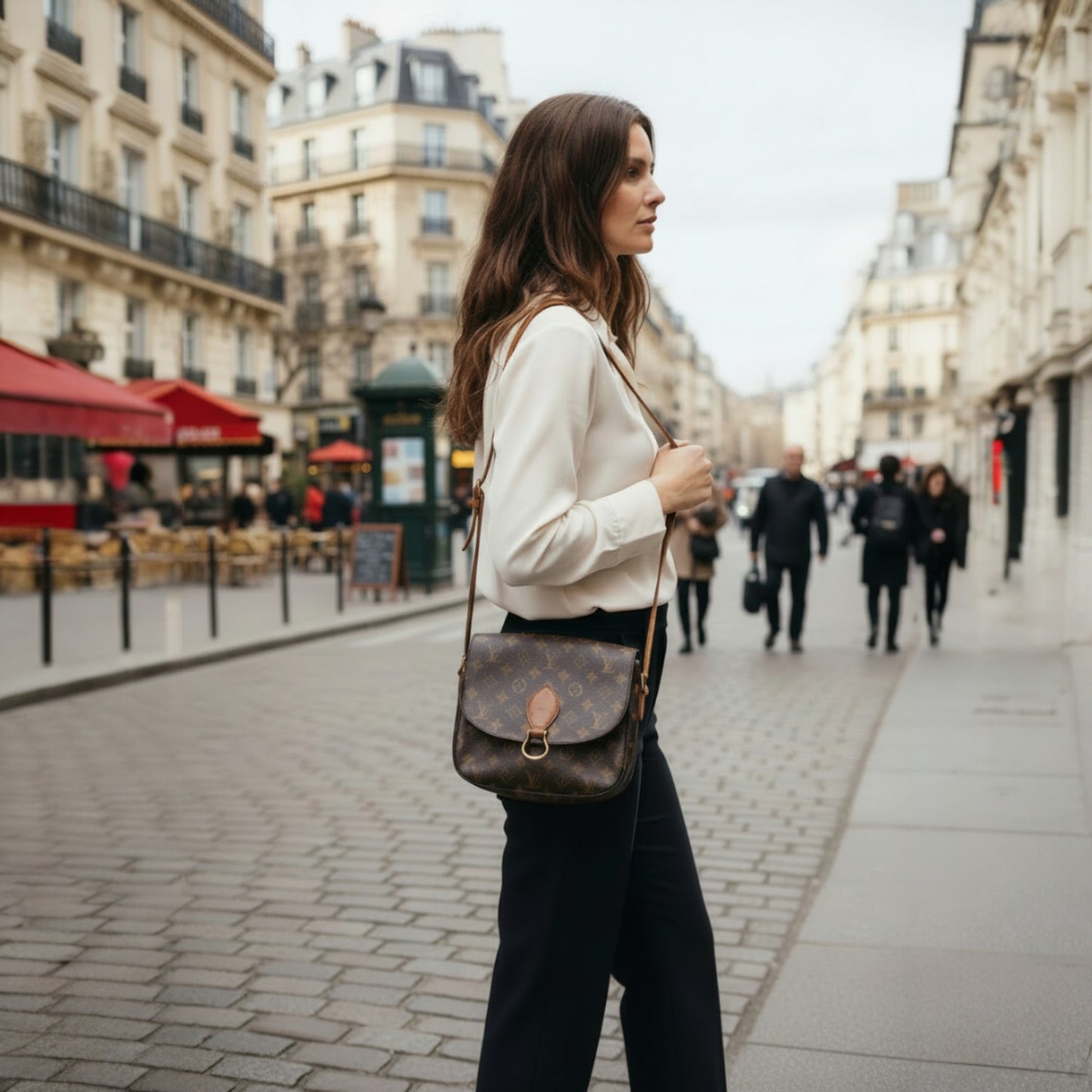 Louis Vuitton Saint Cloud MM Vintage Tasche – Monogram Canvas (1991)
