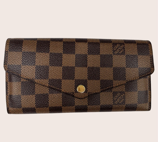 Louis Vuitton Sarah Wallet Vintage – Damier Ebene Canvas (Full Set)