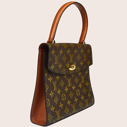 Louis Vuitton Malesherbes Vintage Monogram – elegante Kelly-Stil Silhouette