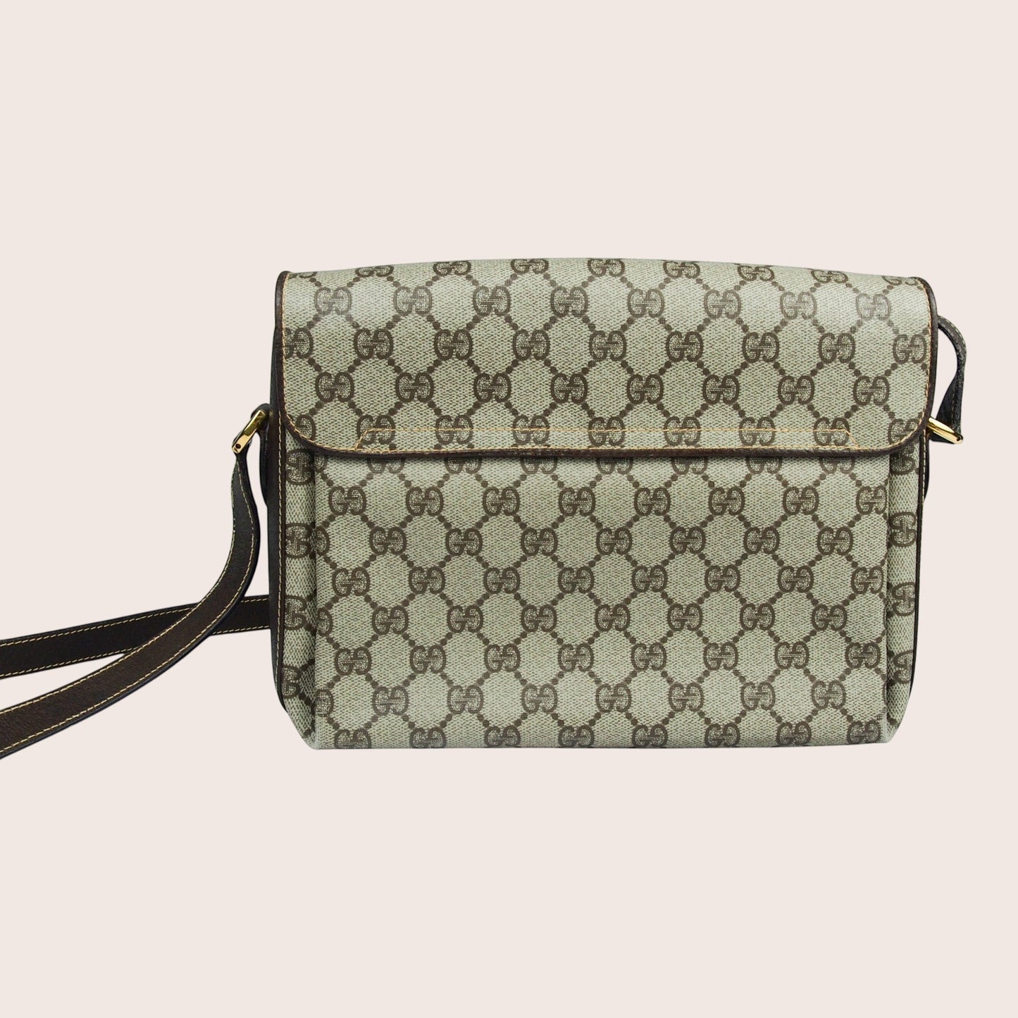 Gucci Supreme Web Sherry Vintage Crossbody Tasche – 1970er Jahre