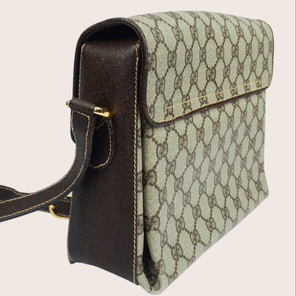 Gucci Supreme Web Sherry Crossbody Bag – Vintage 1970er Jahre