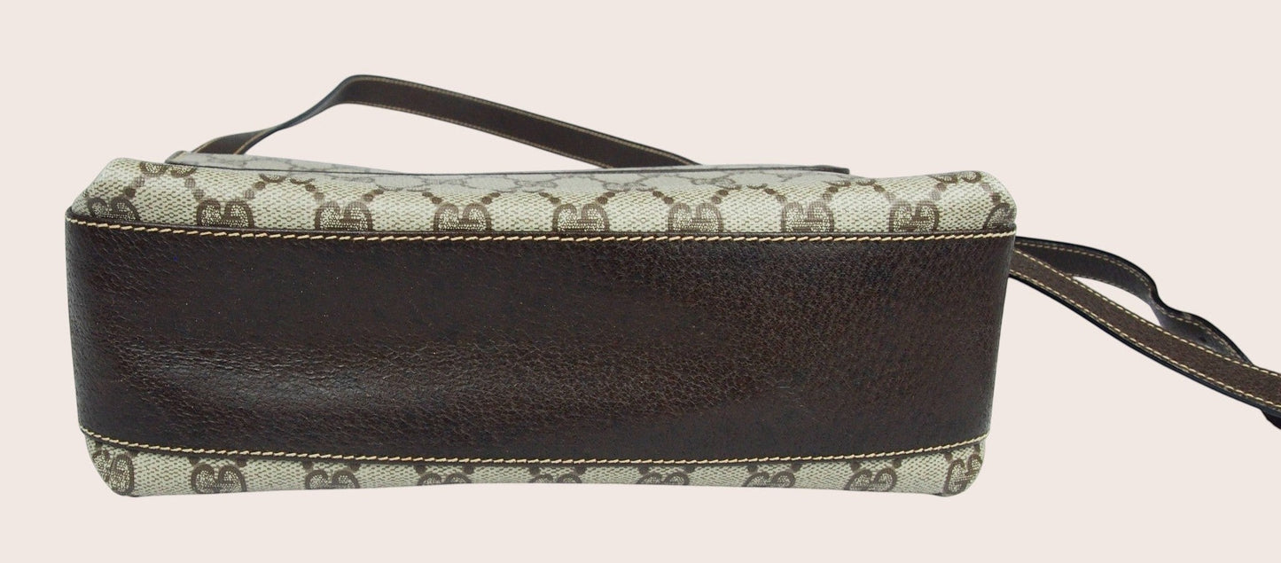 Gucci Supreme Web Sherry Vintage Crossbody Tasche – 1970er Jahre