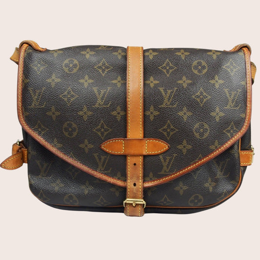 Vintage Louis Vuitton Saumur 30 Monogram Canvas