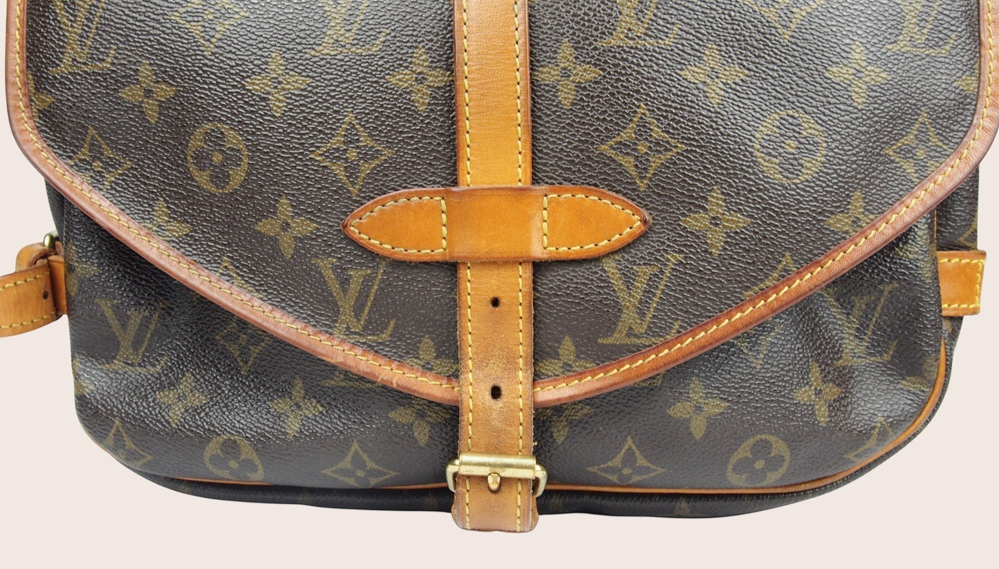 Louis Vuitton Saumur 30 Vintage Tasche – Monogram Canvas