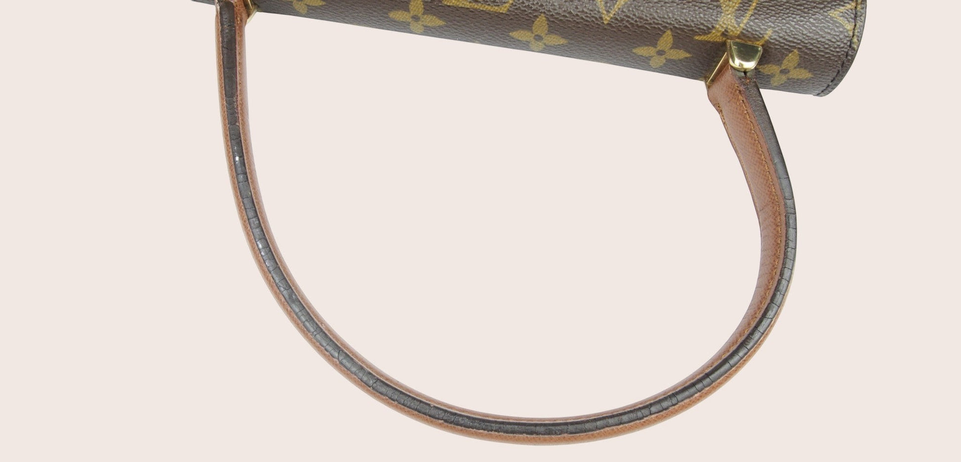Vintage Louis Vuitton Malesherbes – Monogram Canvas mit Lederhenkel
