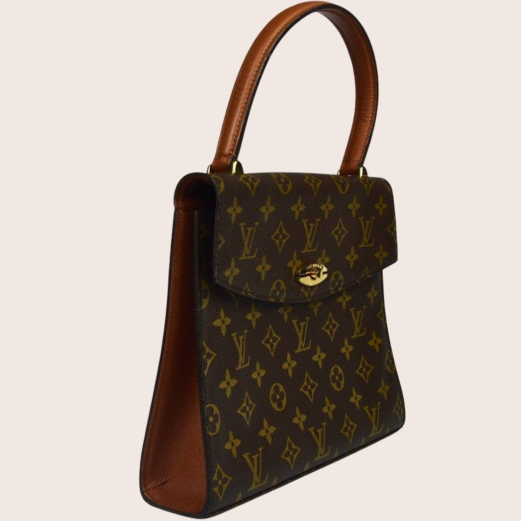 Louis Vuitton Malesherbes Vintage Monogram – elegante Kelly-Stil Silhouette